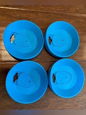 4 Blue Tervis lids 16oz